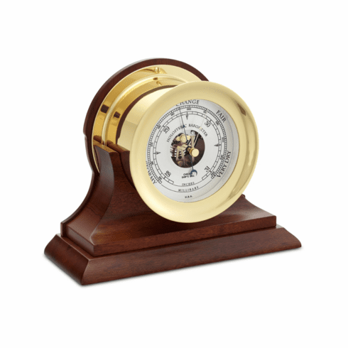 Chelsea Ships Bell Barometer on Traditional Base  Brass (4.5" & 6")