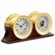 Chelsea Ships Bell Clock and Barometer on Double Traditional Base  Brass (4.5")