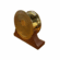 Chelsea Ships Bell Clock on Contemporary Base  Brass (6")