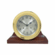 Chelsea Ships Bell Clock on Contemporary Base  Brass (6")