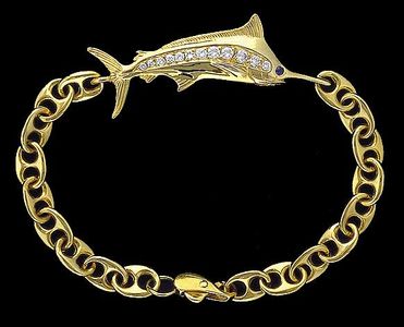 Diamond Marlin Bracelet