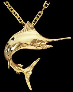 Fighting Marlin Pendant