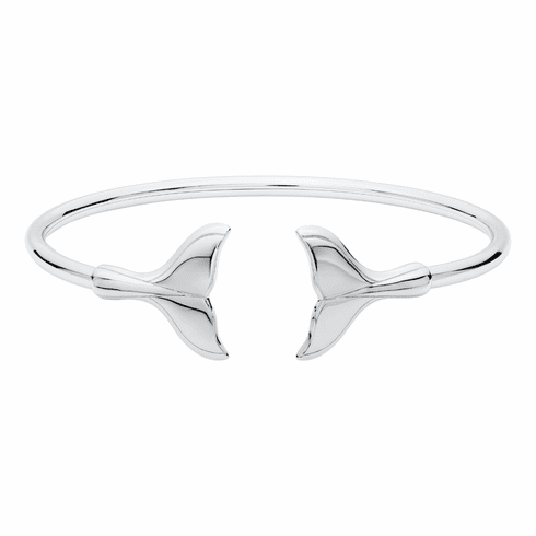 Flexible Whale's Tail Cuff Bracelet