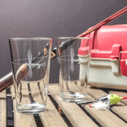 Fly Fishing Glassware
