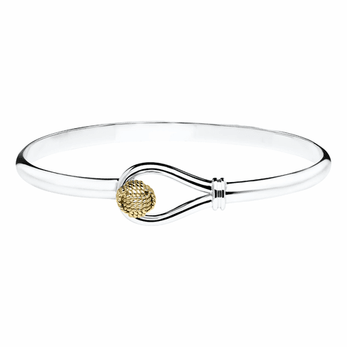 Knot Bracelet- Sterling & 14 KT Gold