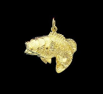 Large Mouth Bass Pendant-H
