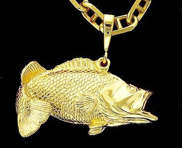 Large Mouth Bass Pendant