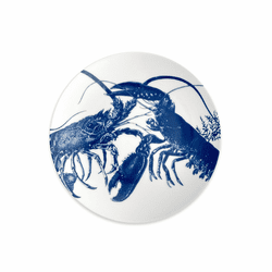 Lobsters Blue Coupe Salad Plate