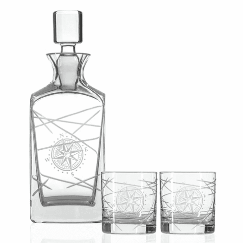 Mariner's Star   Whiskey Decanter Gift Set