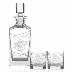Mariner's Star   Whiskey Decanter Gift Set