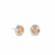 Mermaid Slipper Shell - May Birth Month Stud Earrings