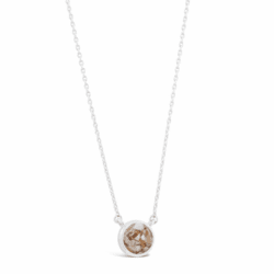 Nutmeg Shell - August Birth Month Necklace