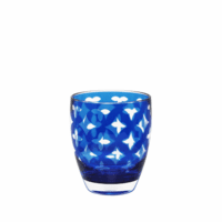 beach themed wine glasses Star Fish Stemless wine glass, set of 2 Beach Decor Hand Painted 15oz main image 1