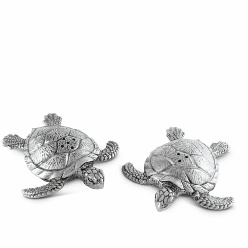 Pewter Sea Turtles Salt & Pepper Set
