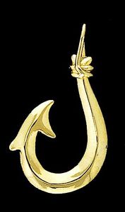 Polynesian Fish Hook Pendant