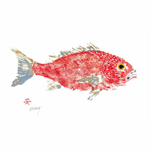 Red Snapper Gyotaku