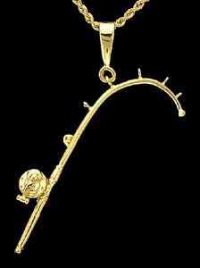 Rod and Reel Pendant