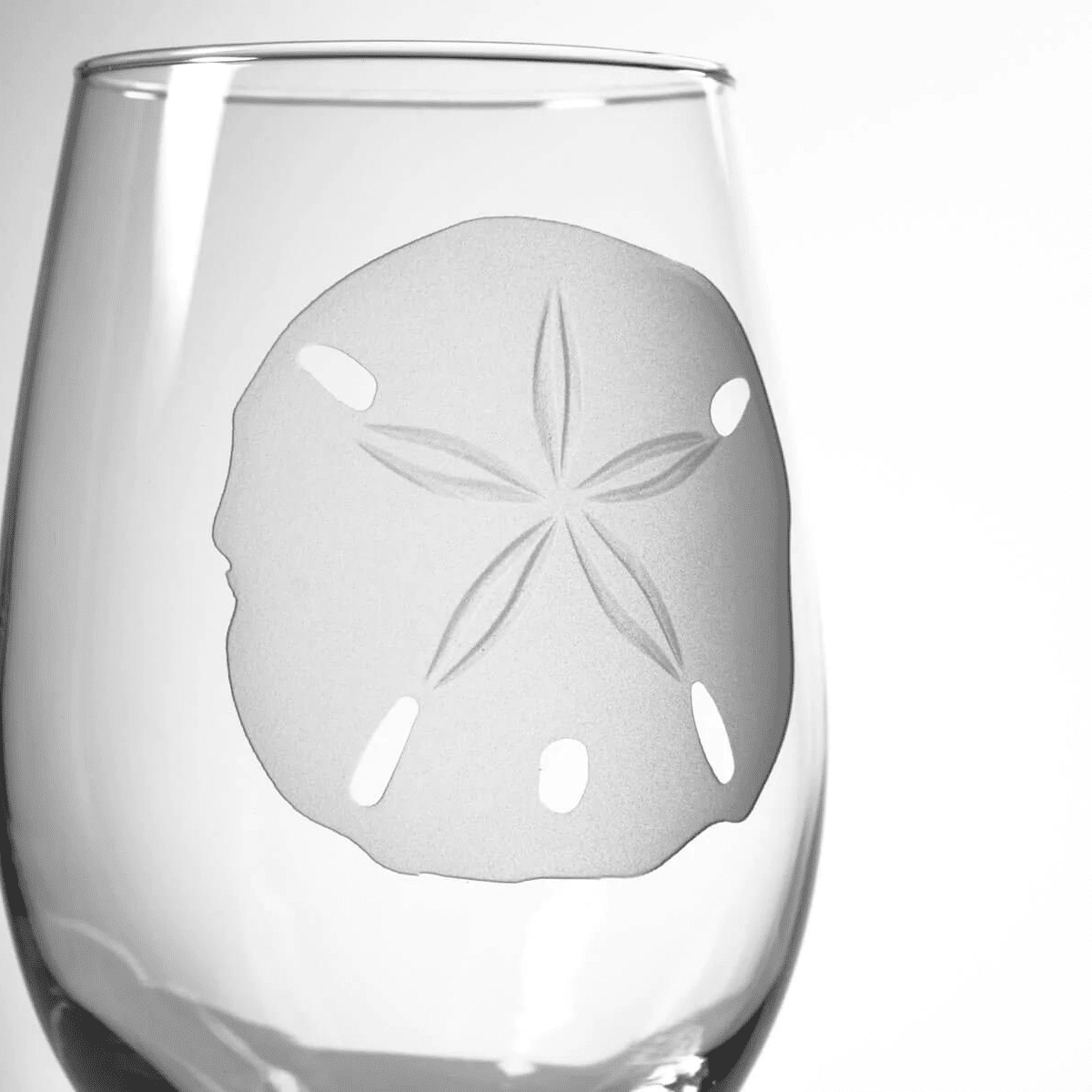 Sand Dollar AP Wine Glass S/4 - Ocean Offerings.com