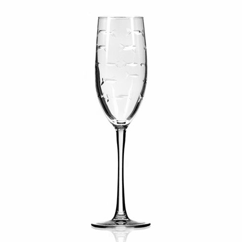 School of Fish Champagne Flutes
