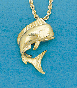 Small Jumping Dorado Pendant