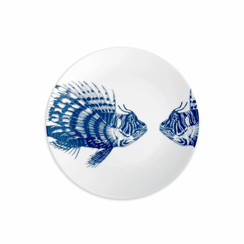 Spiky Fish Coupe Salad Plate