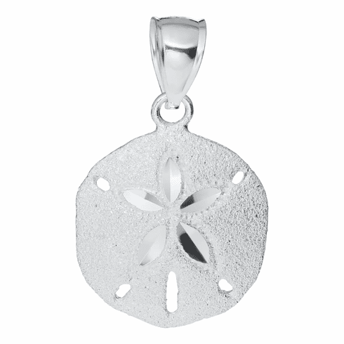 Textured Sand Dollar Necklace