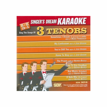 3 TENORS      Singer's Dream Karaoke      9016   