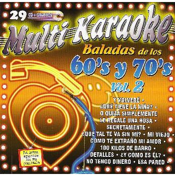 BALADAS DE LOS 60's y 70's Vol. 2    Multi Karaoke  MK 29