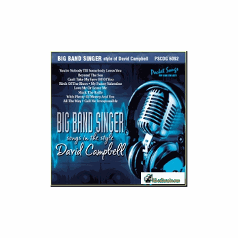 BIG BAND SINGER in Style of DAVID CAMPBELL     Pocket Songs    PS6092