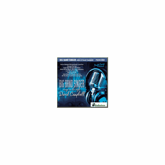 BIG BAND SINGER in Style of DAVID CAMPBELL     Pocket Songs    PS6092