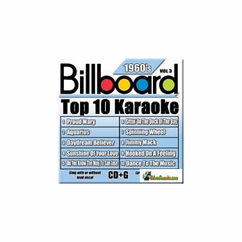 BILLBOARD 1960'S TOP 10 KARAOKE VOL.3    Party Tyme Karaoke  SYB 1963