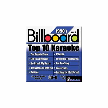 BILLBOARD 1990'S TOP 10 KARAOKE VOL.2     Party Tyme Karaoke    SYB 1992