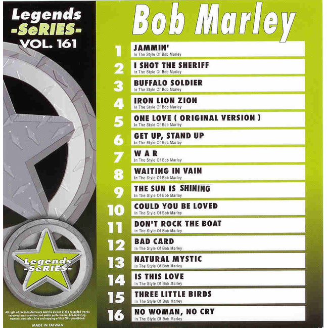 BOB MARLEY Legends Series LG 161