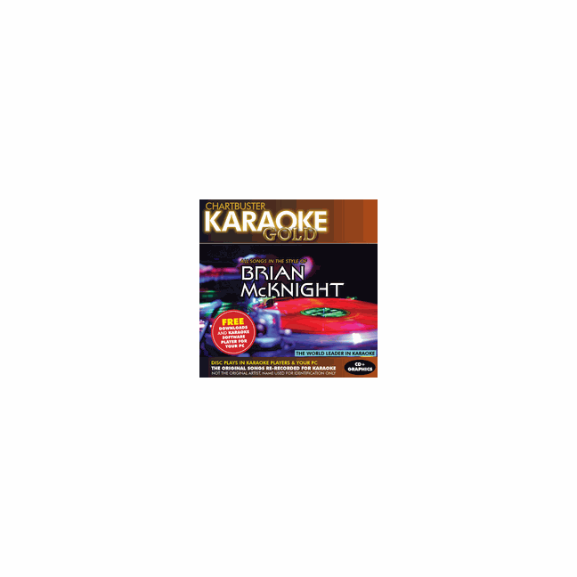 BRIAN McKNIGHT Chartbuster Karaoke Gold KGR 13052