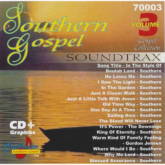 CHARTBUSTER SOUTHERN GOSPEL 70003 VOLUME 3