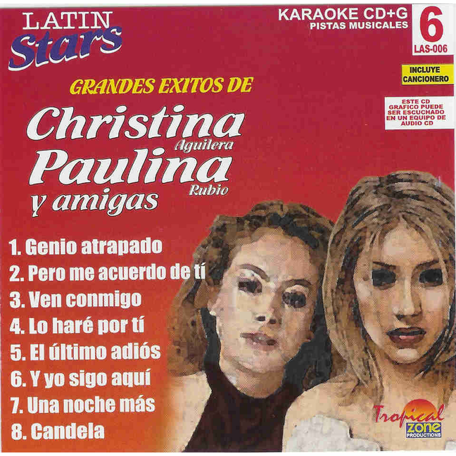 CHRISTINA Aguilera PAULINA Rubio Y AMIGAS Latin Stars LAS 006