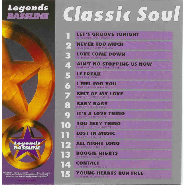 CLASSIC SOUL Legends Bassline LB0012