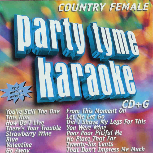 COUNTRY FEMALE Party Tyme Karaoke SYB 1017
