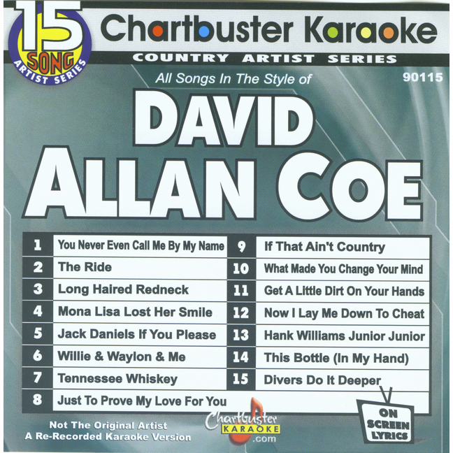 DAVID ALLAN COE  Chartbuster   CB 90115 