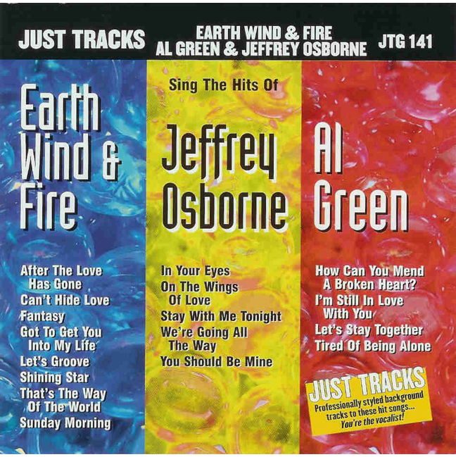 EARTH WIND AND FIRE   JEFFREY OSBORNE             & AL GREEN                Pocket Songs          JTG 141