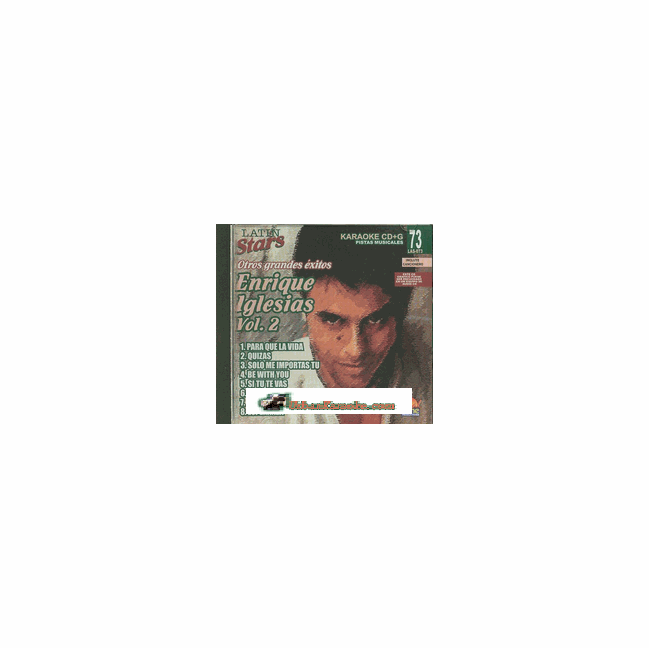 ENRIQUE IGLESIAS Vol. 2    Latin Stars    LAS 073