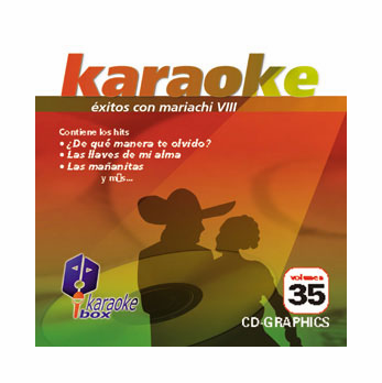 EXITOS CON MARIACHI VIII    Karaoke Box  KB 35 