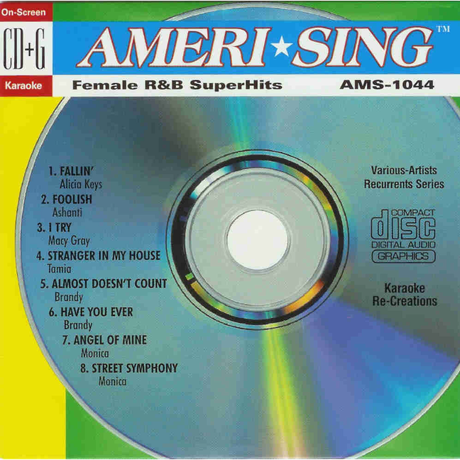 FEMALE R&B SUPERHITS   Ameri*Sing   AMS 1044
