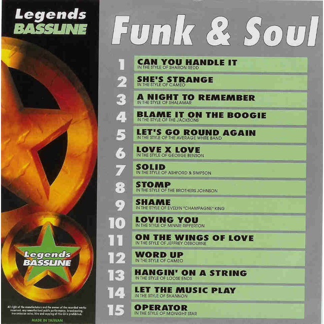 FUNK & SOUL     Legends Bassline 2    LB0024 
