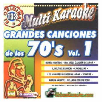 GRANDES CANCIONES 70'S Vol.1     Multi Karaoke   MK 133