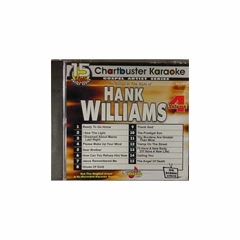HANK WILLIAMS Vol. 4    Chartbuster Gospel  CB 90309  