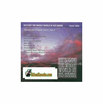 HE'S GOT THE WHOLE WORLD IN HIS HANDS FEMALE Vol. 2   Pocket Songs  PS1643