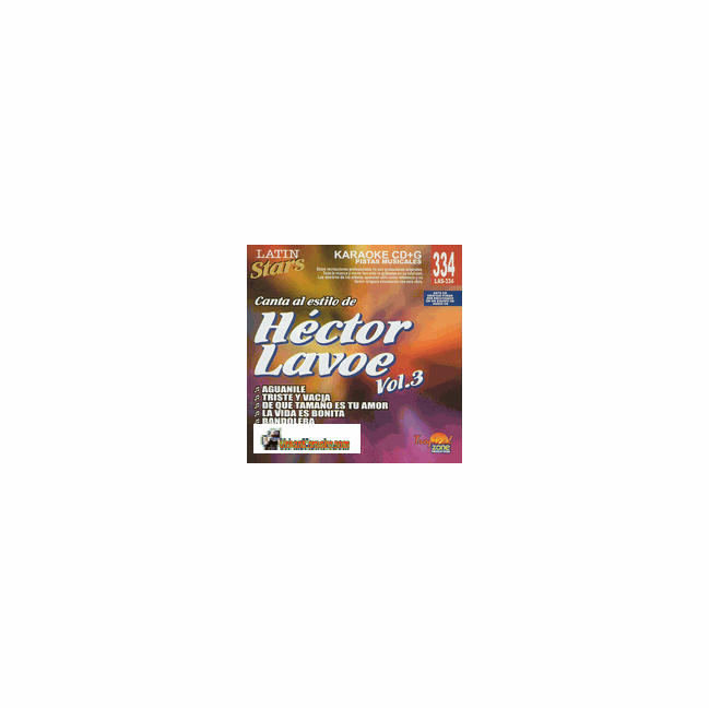 HECTOR LAVOE VOLUME 3   Latin Stars   LAS 334