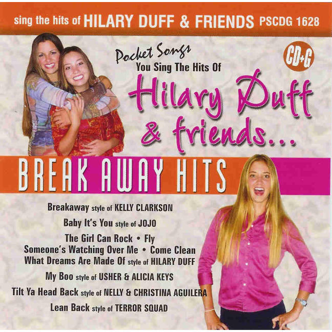 HITS OF HILARY DUFF & FRIENDS Pocket Songs PS 1628