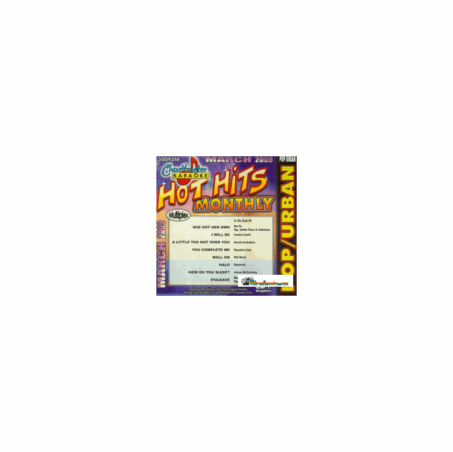 HOT HITS MONTHLY POP/URBAN MARCH 2009 Chartbuster CB 30092M